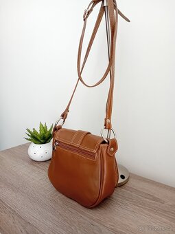 Genuine Leather dámská malá kabelka kožená - 4