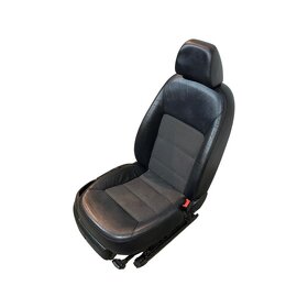 Sedačky černá kůže + šedá látka Škoda Octavia 2 FL - 4