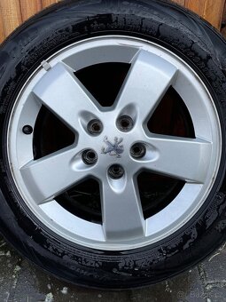 Originál alu kola peugeot 5x108 R16 - 4