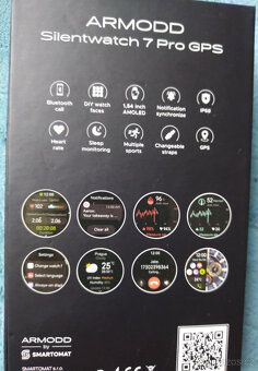 chytré hodinky ARMODD Silentwatch 7 Pro GPS + 2 pásky - 4