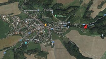 Stavební pozemek 850 m² Radnice u Rokycan - 4