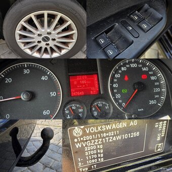 VW TOURAN 1,9 TDi AUTOMATICKÁ PŘEVODOVKA, AUTOKLIMA, TAŽNÉ - 4