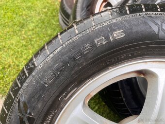 4x alu ze Škoda Octavia 1 + letních pneu Nokian 5-6mm 195/65 - 4