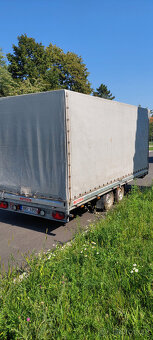 Přívěsný vozík s plachtou na (10 euro palet) - 4