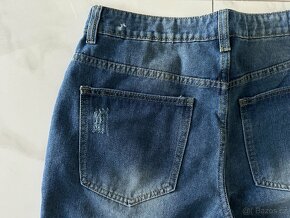 Modré džínové šortky - 4