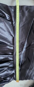 Elegantní společenské šaty– XL – námořnická modrá, nové - 4