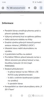 Aku ruční okružní pila na kov PPMSA 20-Li A1 – bez akumuláto - 4