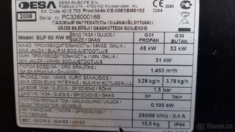 Plynové topidlo MASTER - 4