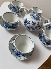 Starožitný porcelán čajový set - 4