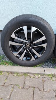 Alu kola 5x100 r15 originál vw Polo letní pneu - 4