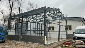 OCELOVÁ KONSTRUKCE HALY - MONTOVANÁ HALA 12x12x6m - 4
