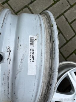 4x litá kola 4x108 R15 - 4
