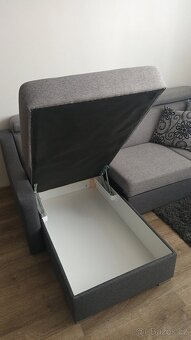 Prodám rozkládací pohovku s úložným prostorem - 4