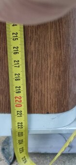 Nové plastové vchodové dveře 98x225 cm – zlatý dub / bílá - 4