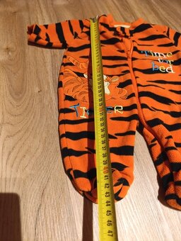 Fleecový overal tygřík - top stav vel. 56 - 4