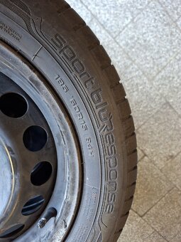 4x letni pneu s disky 185/60 R15 - 4