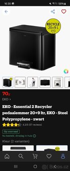 Recyklační odpadkový koš 20L a 9L - 4