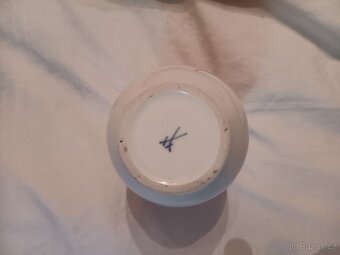 Míšeň,Meissen - malovaná porcelánová váza - 4