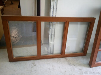 fixní dřevěná okna 174x124, 157x83 - 4