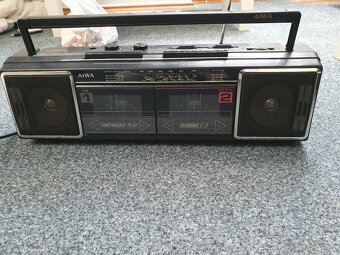 AIWA CS-W100H sběratelský rádio magneťák boombox - 4