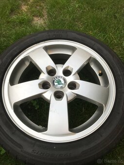 Alu kola 5x100 r15 Škoda - 4