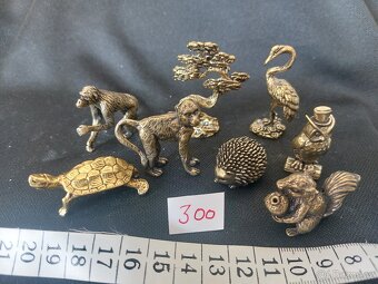 Kovové miniatury, figurky zvířat 2 - 4