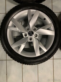 Alu kola Škoda R17 5X112 ZIMNÍ PNEU 205/55 R17 LYRA - 4