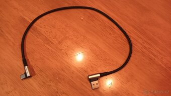 Datový/nabíjecí kabel USB-A/USB-C, 90°oboustranně - 4
