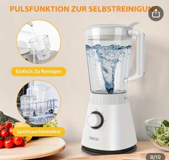 Stolní mixér 1500ml a 350ml - 4