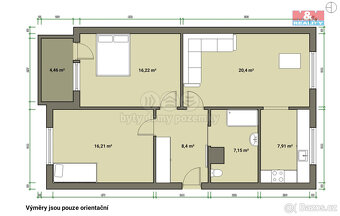 Prodej bytu 3+1, 82 m², Františkovy Lázně, ul. Anglická - 4