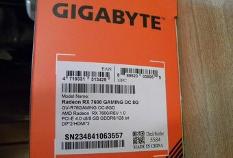 Nová grafická karta Gigabyte GV-R76GAMING OC-8GD - 4