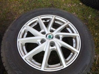4x alu disk (5x112) zimní pneu pirelli 215/60 16 - 4