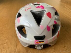 Dětská cyklistická helma Alpina Ximo - white hearts - 4