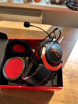 Herní sluchátkový set - HyperX Cloud II Red - 4
