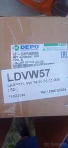 VW T4 LED světlo zadní nové kouřové - 4