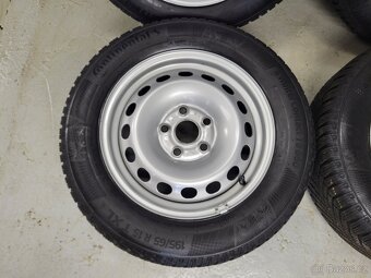 Originál 15" VW Caddy 5x112 zimní pneu 6-7mm - 4