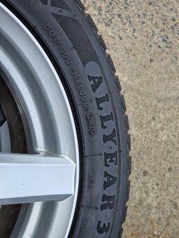 215/55/17 Alu kola Dezent 5x112 celoroční - 4