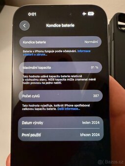 IPhone 15 Pro, 256 GB, záruka - 4