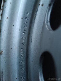 VW T5 T6 - disky 6,5x16 et51 + NOVÉ zimní 205/65/16C - 4