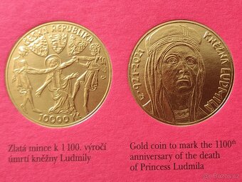Zlatá mince ČNB Kněžna Ludmila Proof - 4