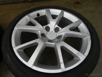 kola 5x112 r18+letní pneu - 4