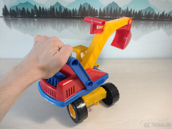 Hračka - Plastový bagr - 4