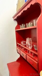 Retro kredenc, mísník, sekretář, knihovna, komoda - 4