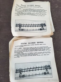 Dřevěně retro garnýže a tyče ke garnýžím - 4