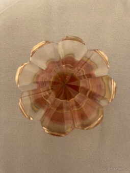 Starožitná rubínová sklenice Biedermeier rok cca 1850 - 4