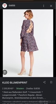 Květinové šaty Guess - 4