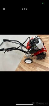 Benzínová mini rotační motyčka / kultivátor – nový - 4