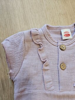 Mušelínové body růžové vel. 80 - 4