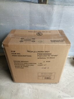 Bazénová folie AZURO GALAXY V1 kruh 3,6x1,1m-Nová - 4