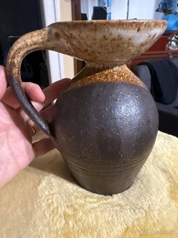 KUNŠTÁT KERAMICKÝ SVÍCEN/VÁZA HLAVA 17 cm - 4